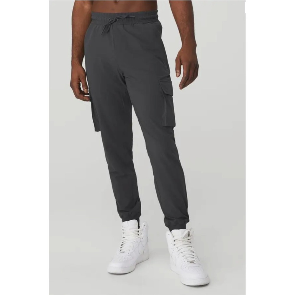 Alo Yoga Cargo Division Field Pants Utility Cargo Joggers Grey Size S